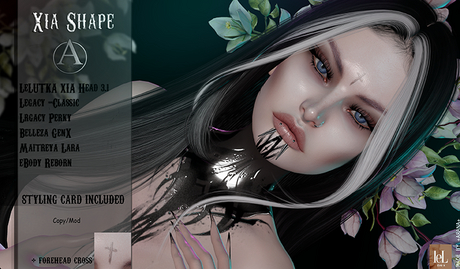 Second Life Marketplace - +ARANA+ Xia Shape - Head Lelutka EvoX Xia